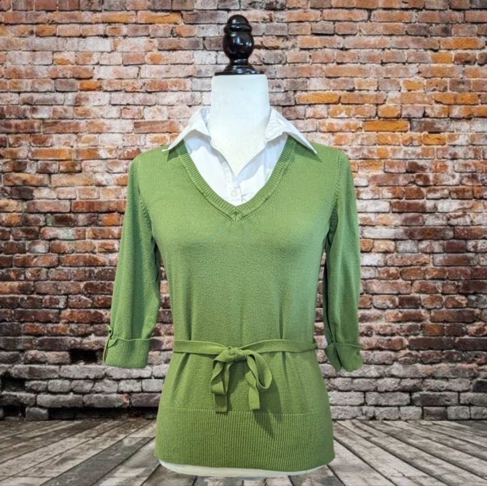 Dalia Removable Faux Collared Top